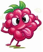 RASPBERRY,CARTOON WITH TONGUE OUT by SPC Ardmona Operations Limited