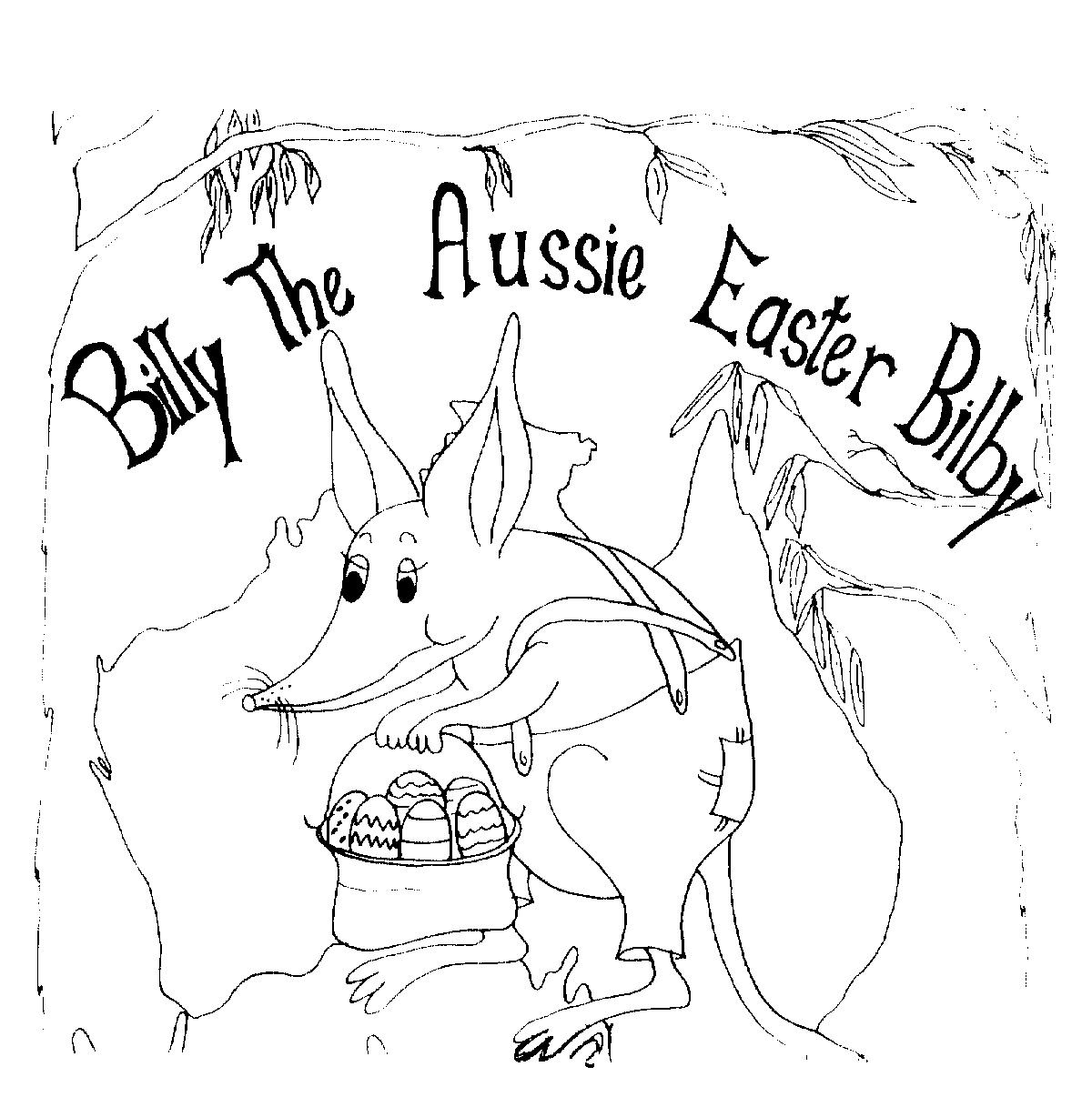 easter bilby coloring pages - photo #9